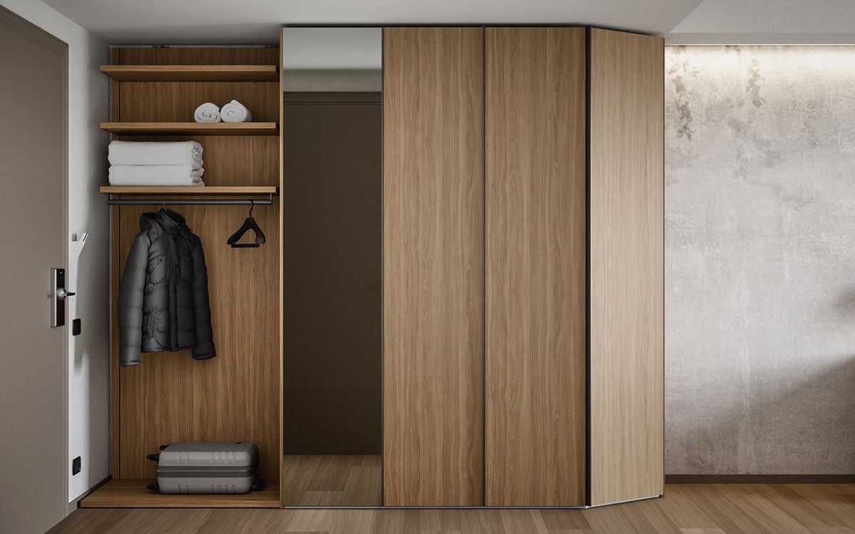 Hinged And Folding Door | Cinquanta3 Within Folding Door Wardrobes (View 12 of 20)