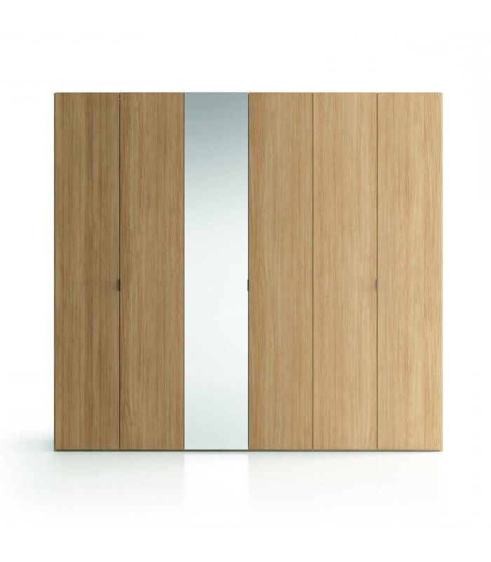 Hinged Wardrobe With 1 Mirror Door, Santalucia Furniture In 1 Door Mirrored Wardrobes (View 13 of 20)