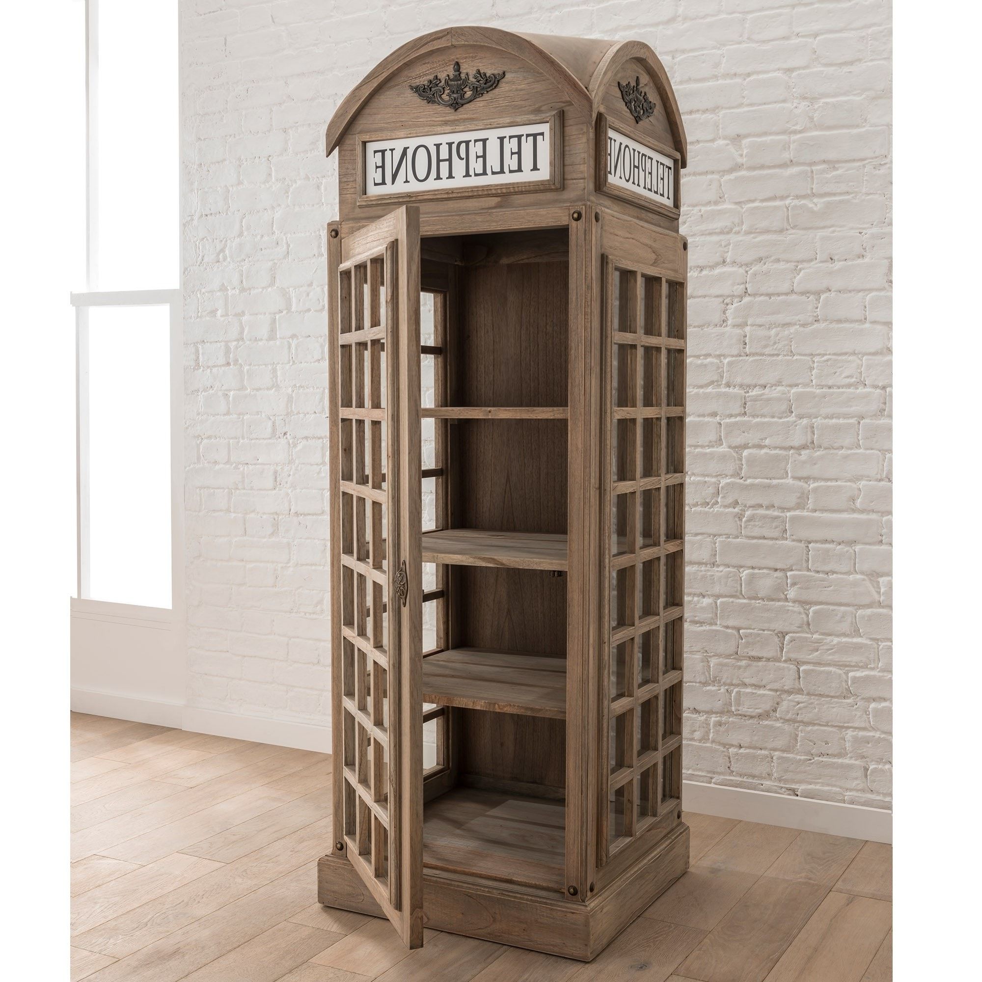 Home Bar – Telephone Box Display Cabinet | Drinks Cabinet Regarding Telephone Box Wardrobes (View 6 of 20)