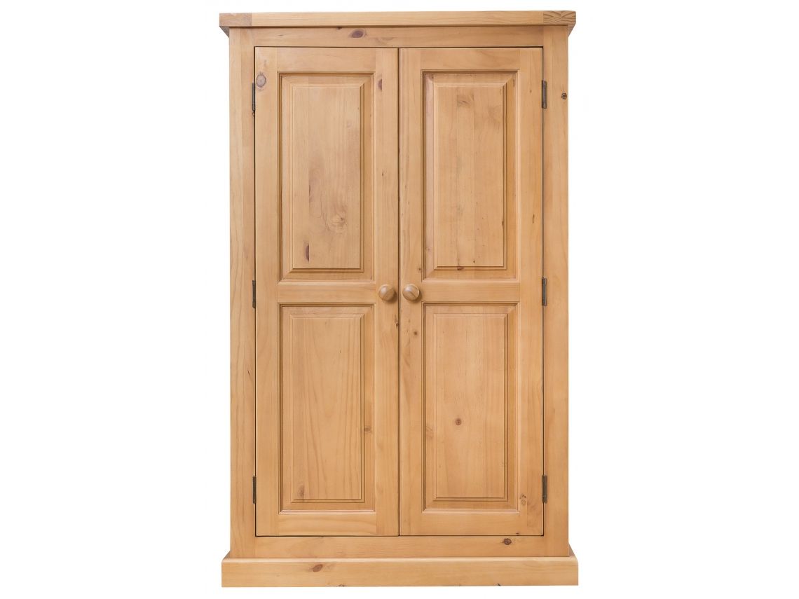 Honey Cone Pine Small Double Wardrobe With Pine Wardrobes (View 17 of 20)