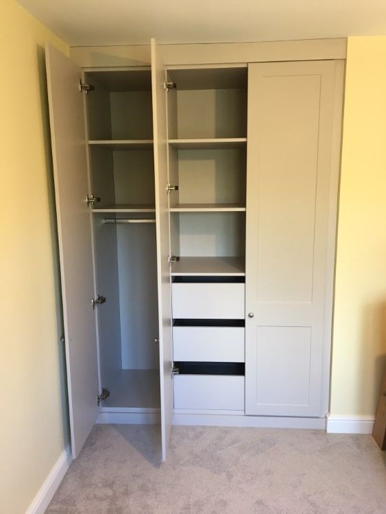How To Build A Fitted Wardrobe In An Alcove In 6 Steps Inside Alcove Wardrobes (Gallery 15 of 20)