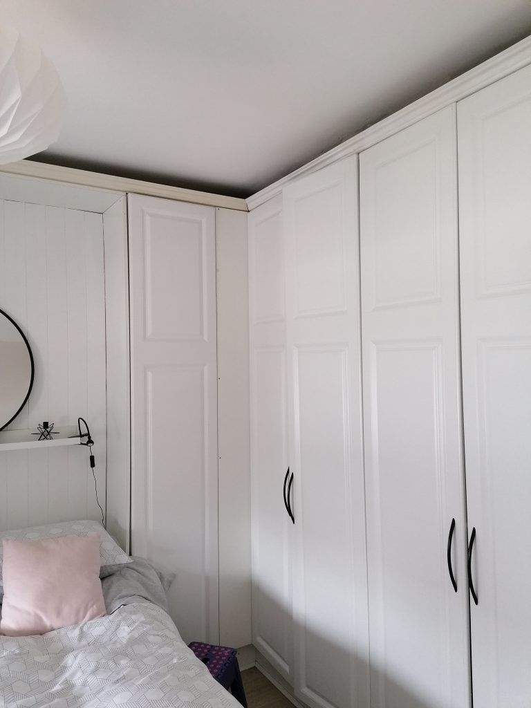 How To Paint Laminate Wardrobes – Styleatno5 Intended For White Painted Wardrobes (View 4 of 20)