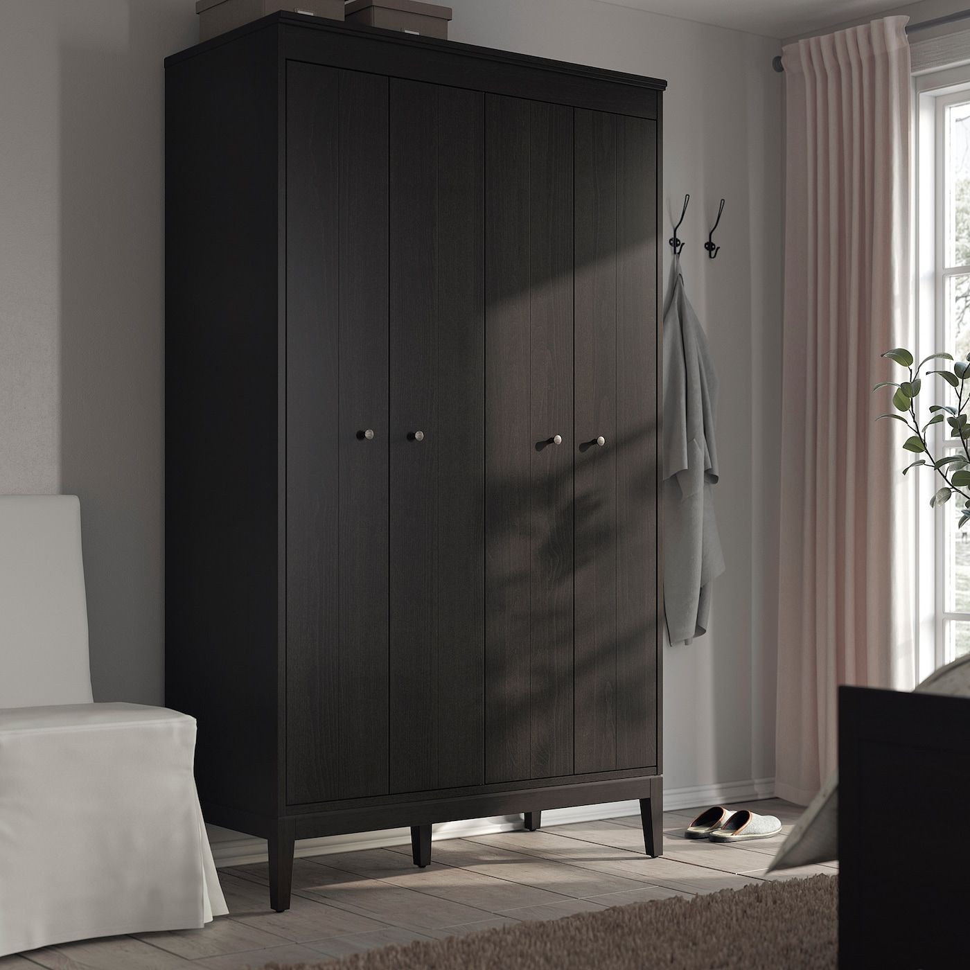 Featured Photo of The 20 Best Collection of Dark Brown Wardrobes