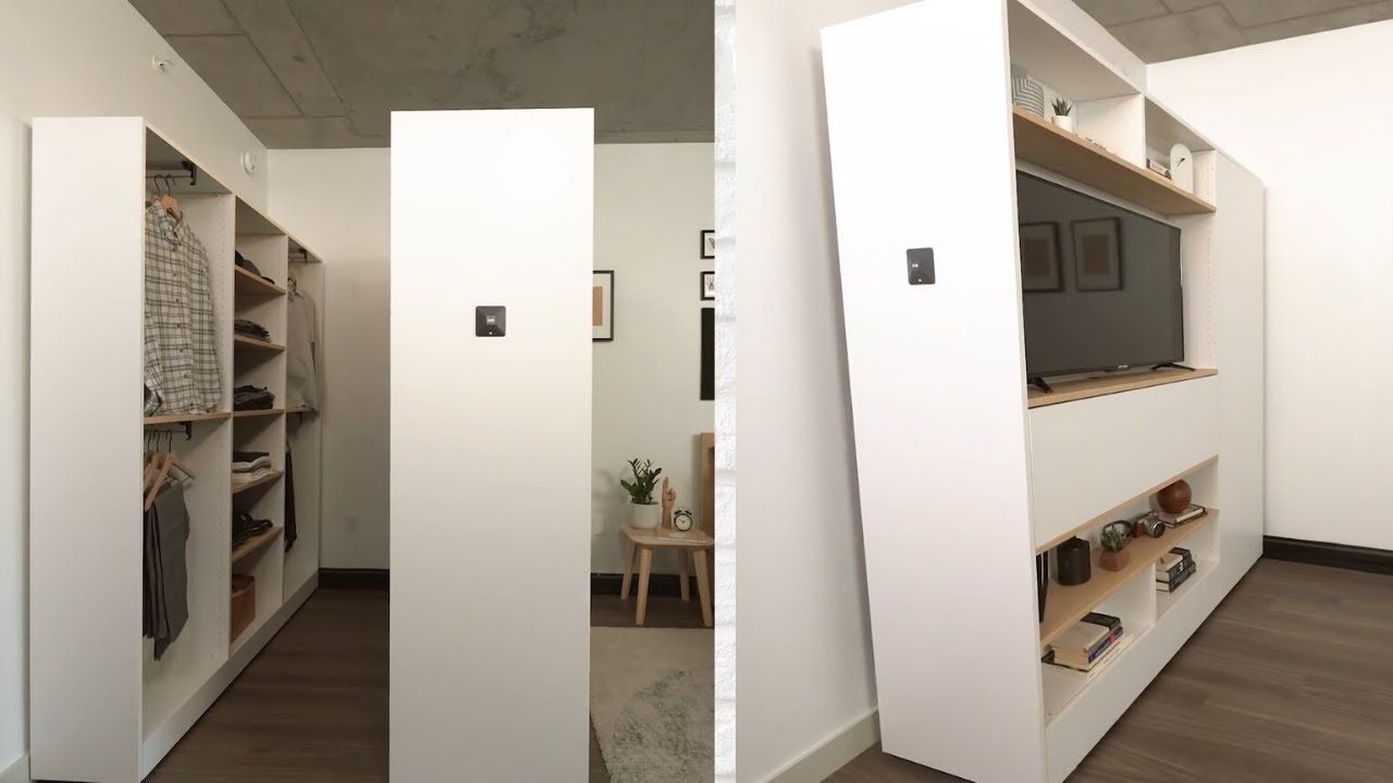 Incredible Bedroom Wardrobe Space Saving Furniture Design Ideas – Youtube Intended For Space Saving Wardrobes (Gallery 11 of 20)