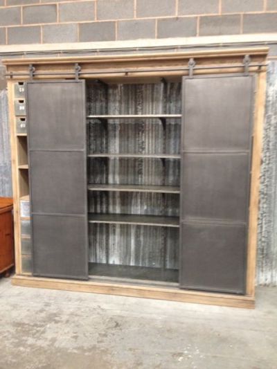 Industrial Style Cabinet Haberdashery | Peppermill Interiors With Industrial Style Wardrobes (View 15 of 20)