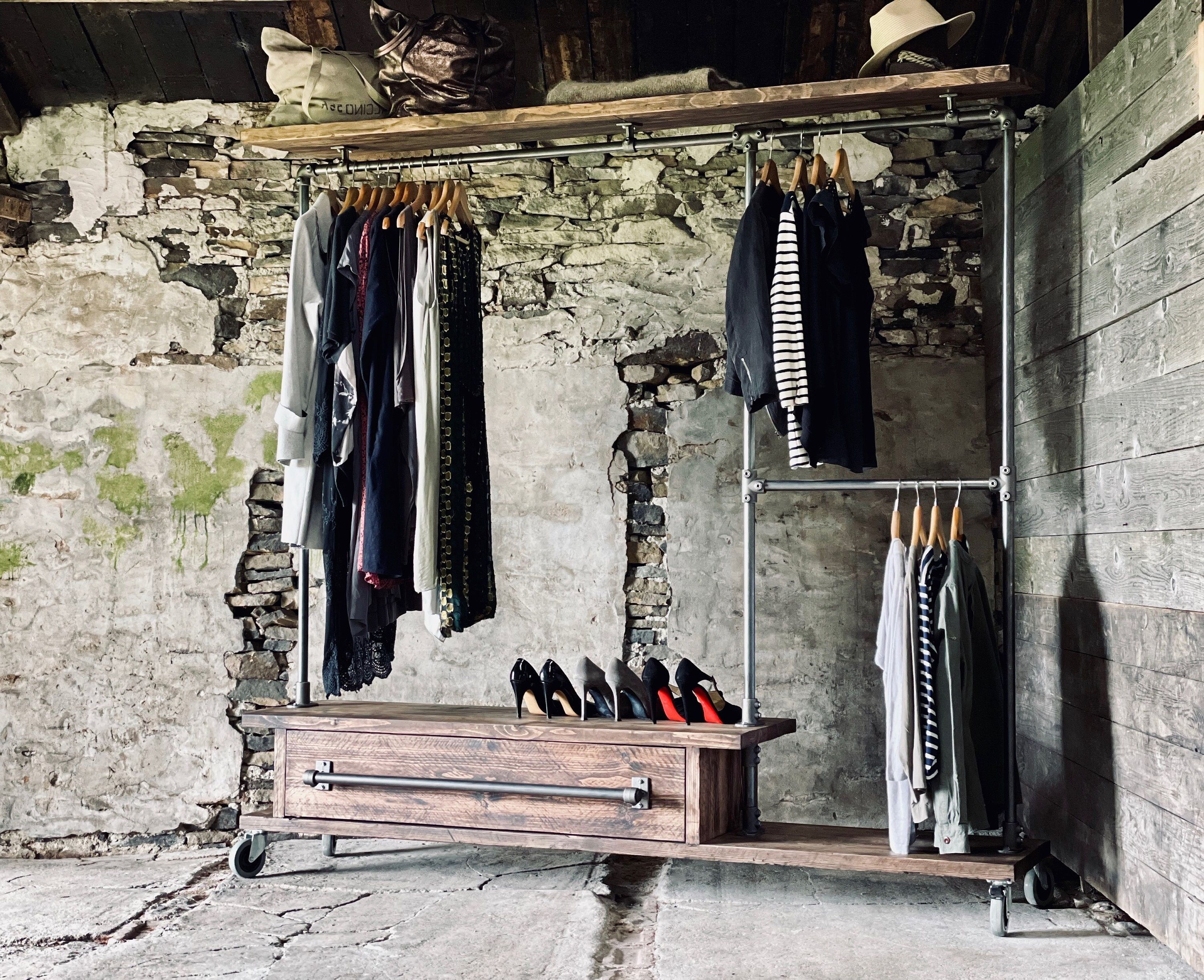 Industrial Wardrobes For Sale | Vinterior With Regard To Industrial Style Wardrobes (View 3 of 20)