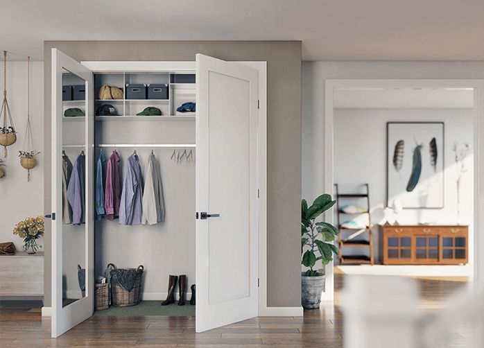 Internal Wardrobe Doors – Doors Plus Intended For Double Mirrored Wardrobes (View 18 of 20)