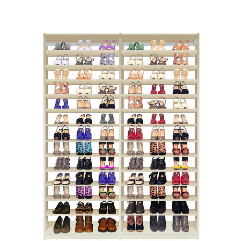 Isa Custom Shoe Closet – Double Module Shoe Storage | Contempo Space With Regard To Wardrobes Shoe Storages (Gallery 9 of 20)