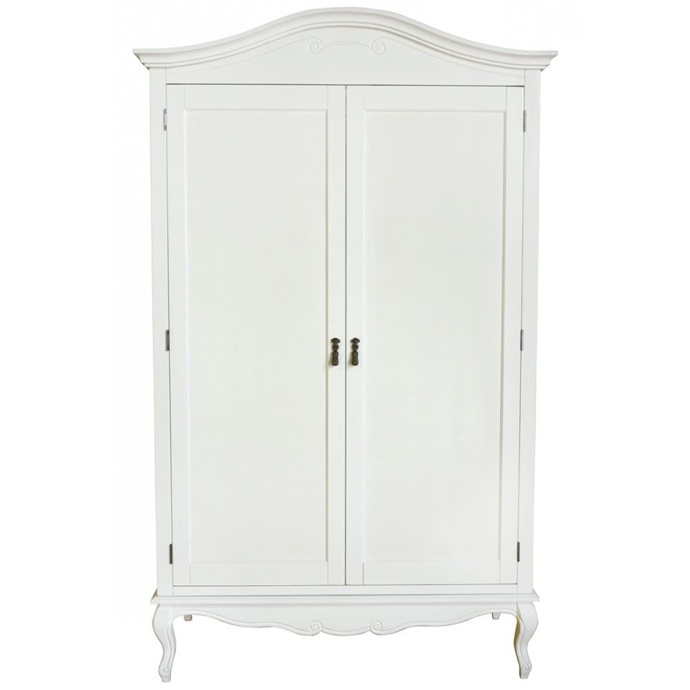 Juliette Shabby Chic Double Wardrobe – Bedroom From Breeze Furniture Uk Pertaining To Shabby Chic White Wardrobes (Gallery 16 of 20)