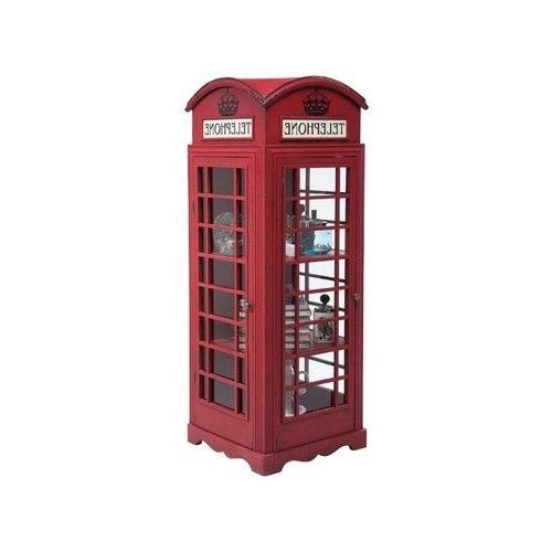 Kare Design Red English Telephone Booth Cabinet – 76383 – Cheap! In Telephone Box Wardrobes (Gallery 11 of 20)