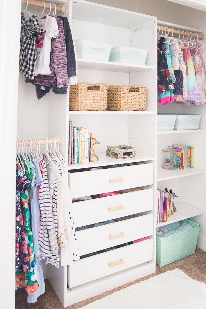 Kids Closet Organizer With Ikea Closet System – Pax System Closet Hack Regarding Childrens Wardrobes With Drawers And Shelves (View 5 of 20)