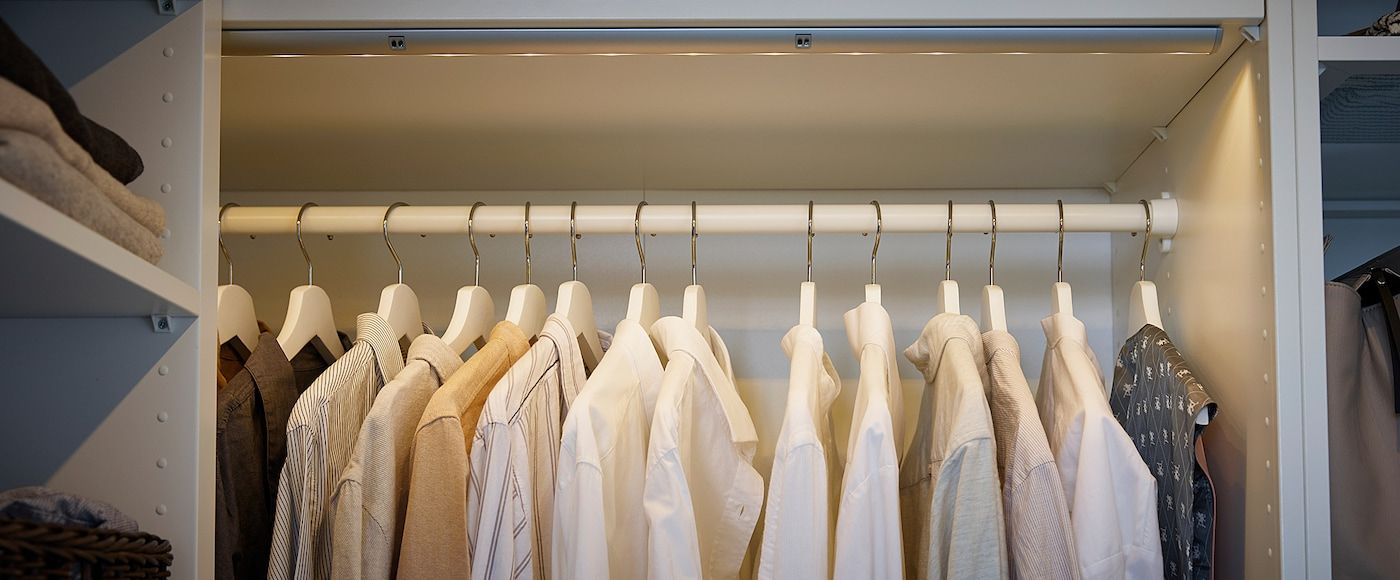 Komplement Clothes Rail, White, 195/8" – Ikea Regarding Clothes Rack Wardrobes (View 6 of 20)