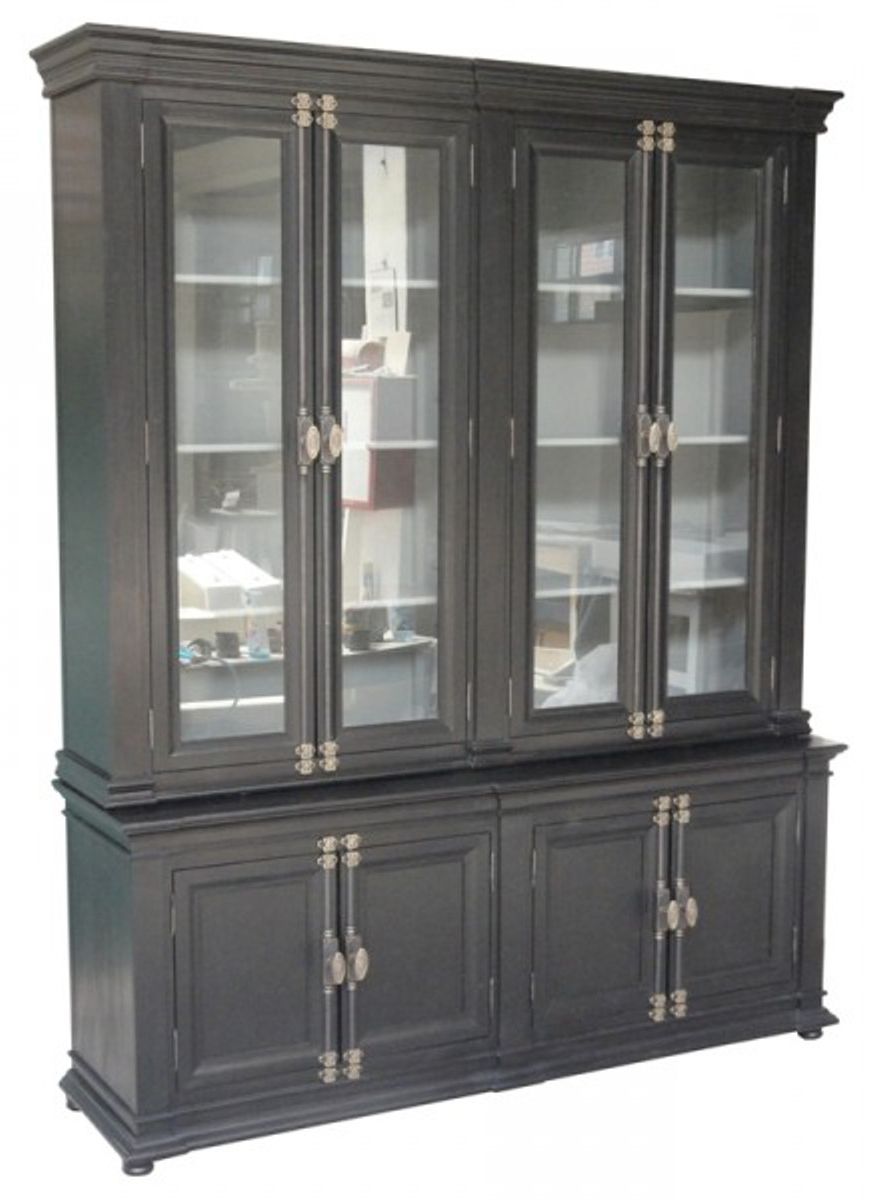 Large Shabby Chic Country House Style Cabinet With 4 Doors – Buffet Cabinet  – Wardrobe Dining Room | Casa Padrino Regarding Large Shabby Chic Wardrobes (View 10 of 20)