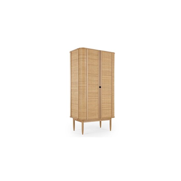Liana Double Wardrobe Ash & Rattan – Wardrobes – Furniture Factories,  Suppliers, Manufacturers In Asia, Vietnam – Cainver Inside Rattan Wardrobes (Gallery 20 of 20)