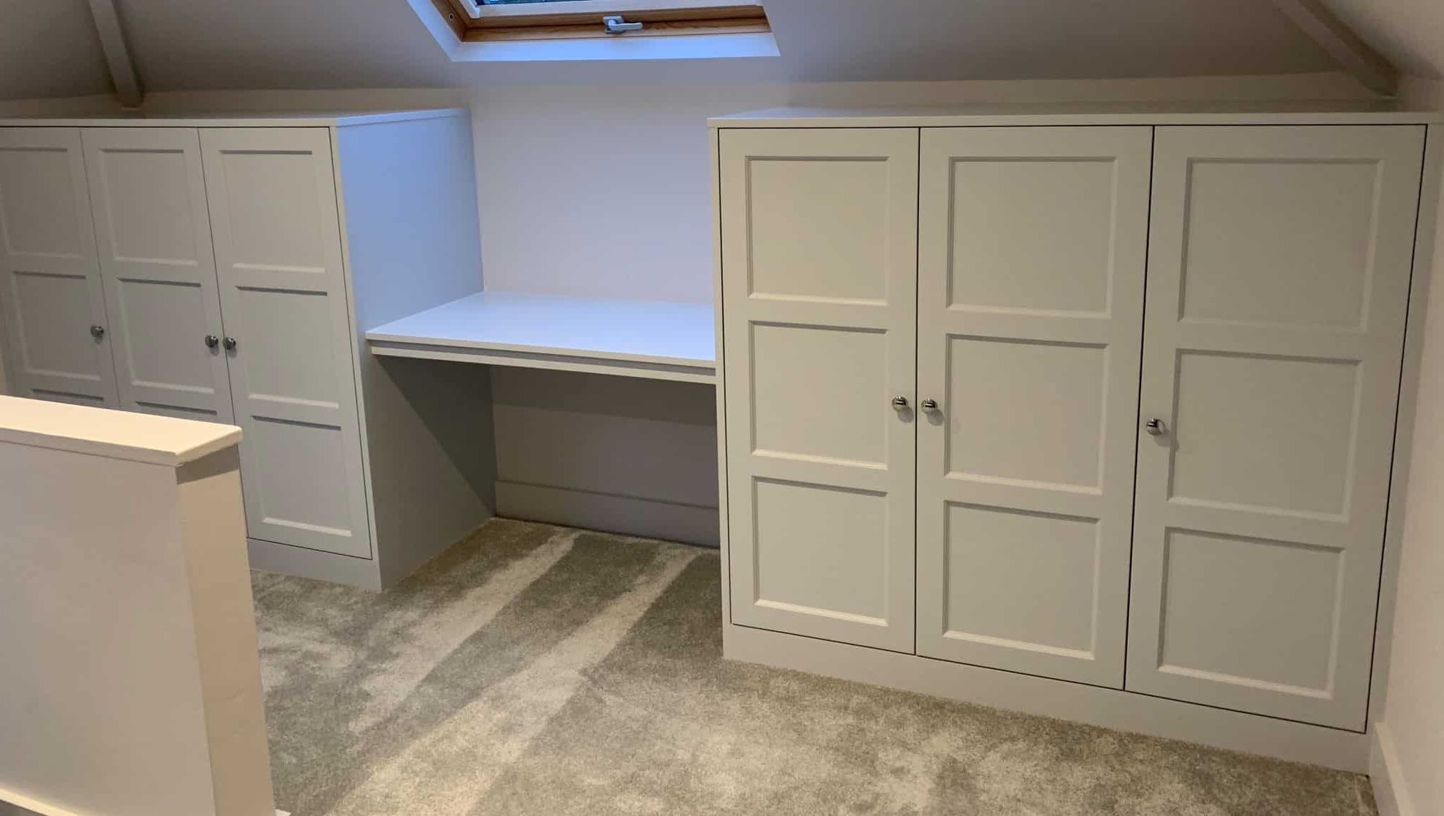 Low Ceiling Attic Wardrobes | Fitted Wardrobes For Sloping Ceilings With Regard To Short Wardrobes (View 12 of 20)