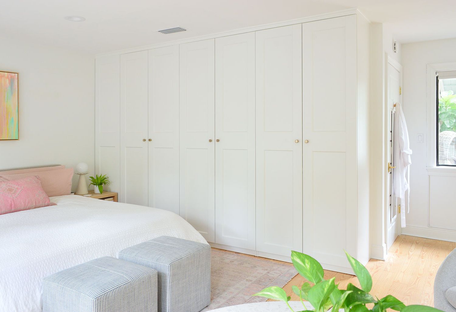 Making Ikea Pax Wardrobes Look Built In | Young House Love With Regard To French Built In Wardrobes (Gallery 16 of 20)