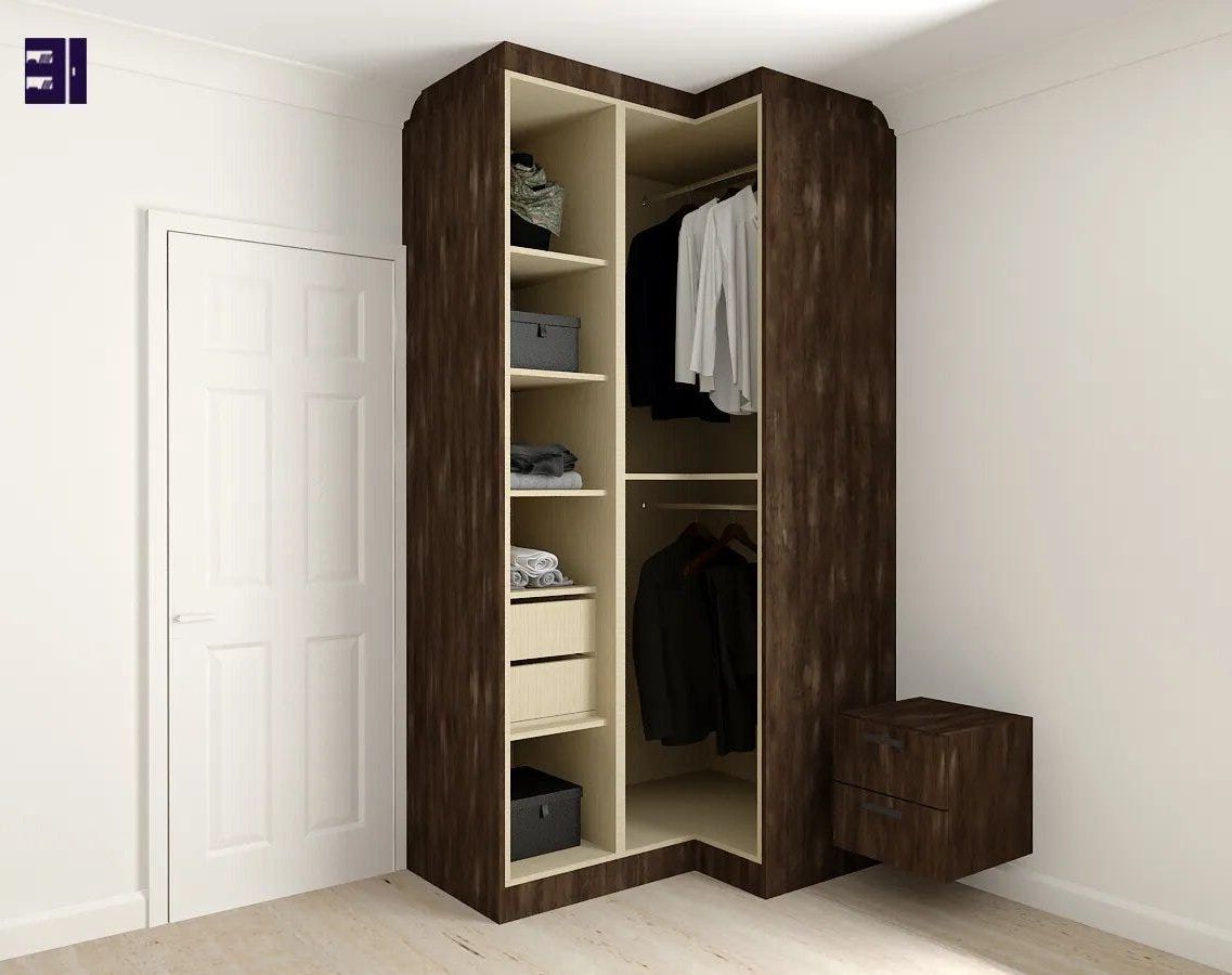 Maximising Space With A Corner Wardrobe: Design Ideas And Inspiration | Inspired Elements | Medium In Corner Wardrobes (View 6 of 20)