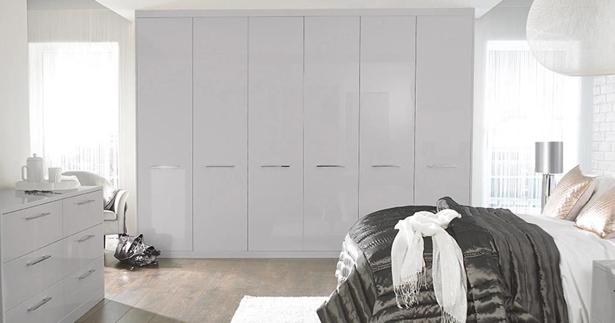 Minimalist Fitted Wardrobe & Bedroom Range | Pure | Sharps In White Gloss Wardrobes (View 11 of 20)