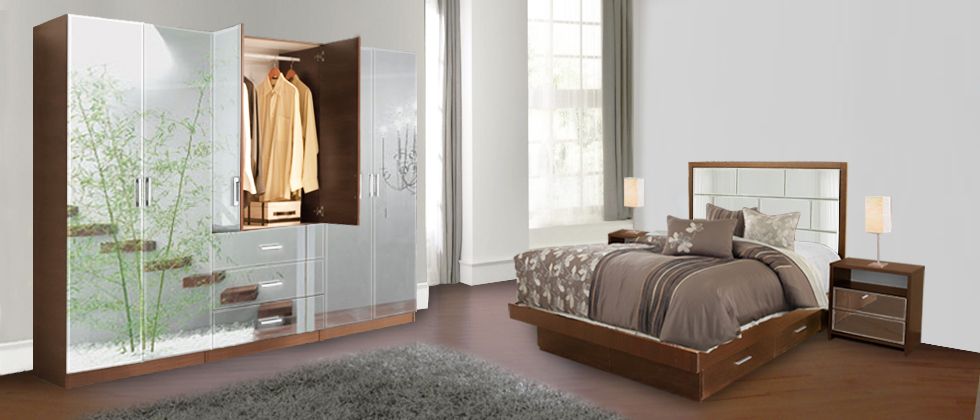 Mirrored Wardrobe Closets | Free Standing Mirror Wardrobes | Contempo Closet In Mirrored Wardrobes With Drawers (View 18 of 20)