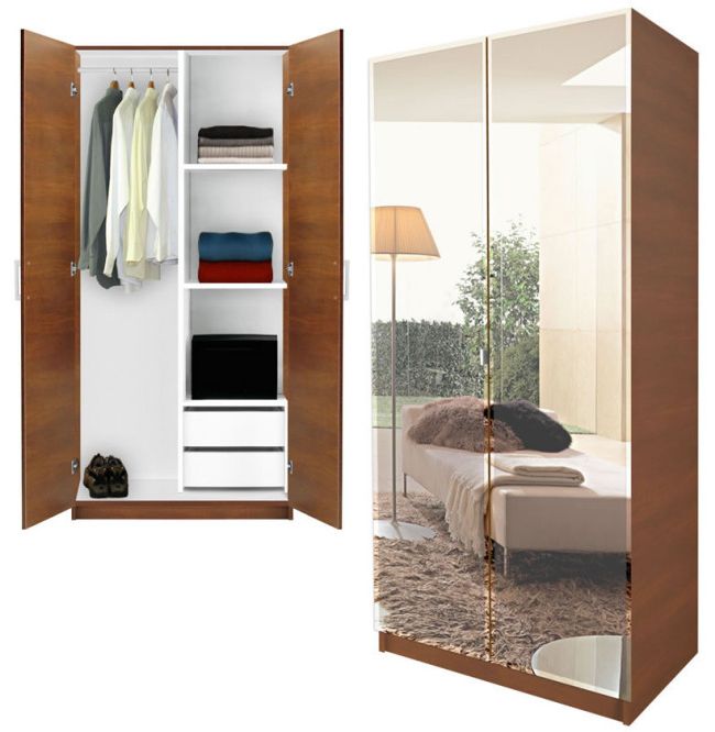 Mirrored Wardrobe | Contempo Space Inside Single Door Mirrored Wardrobes (View 6 of 20)