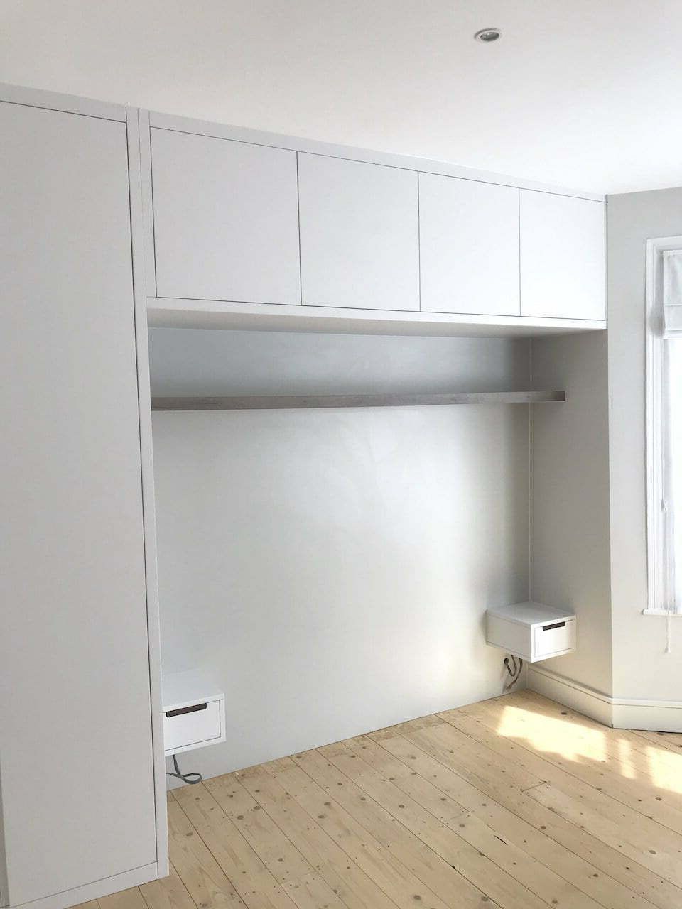 Overbed Fitted Wardrobes And Storage Units, Bespoke Overhead Storage Pertaining To Over Bed Wardrobes Units (View 11 of 20)