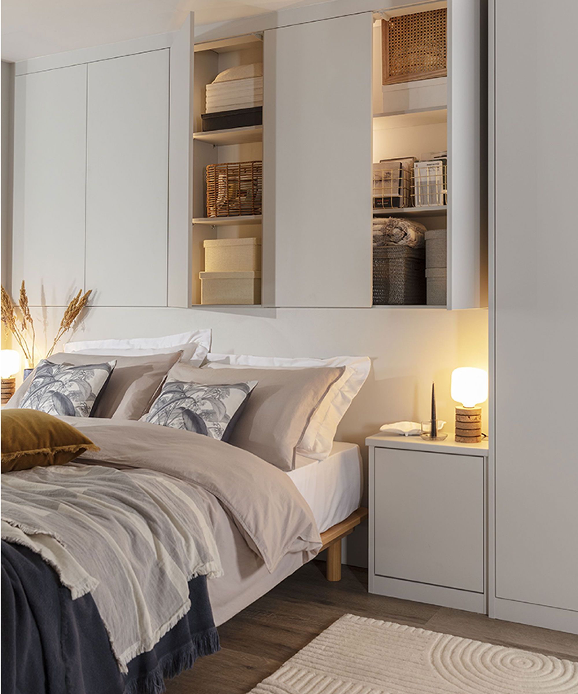 Overbed Storage Ideas – Ways To Boost Bedroom Stash Space | Regarding Overbed Wardrobes (Gallery 12 of 20)