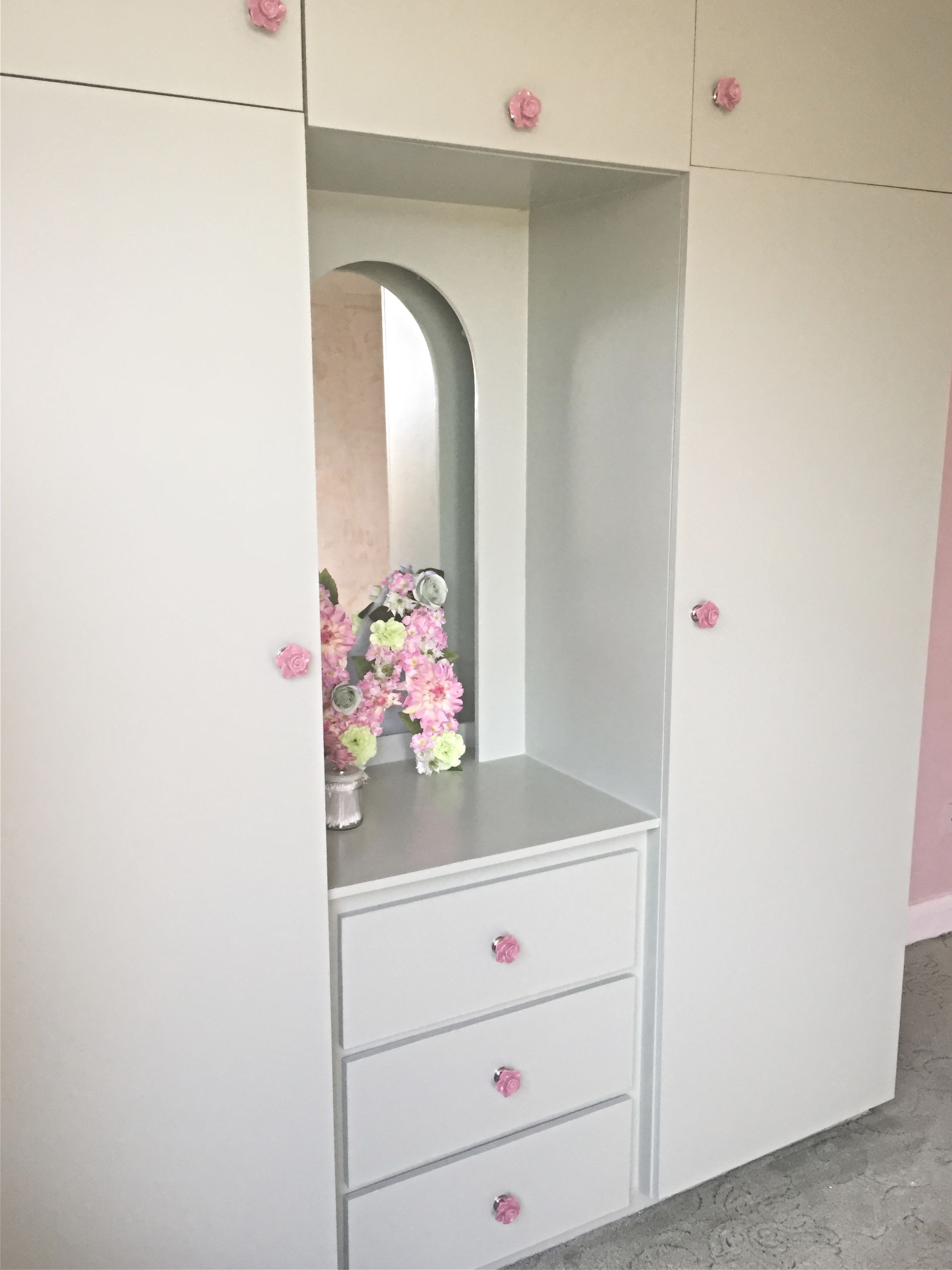 Painting A Melamine Wardrobe – Makes, Bakes And Decor In White Painted Wardrobes (Gallery 20 of 20)