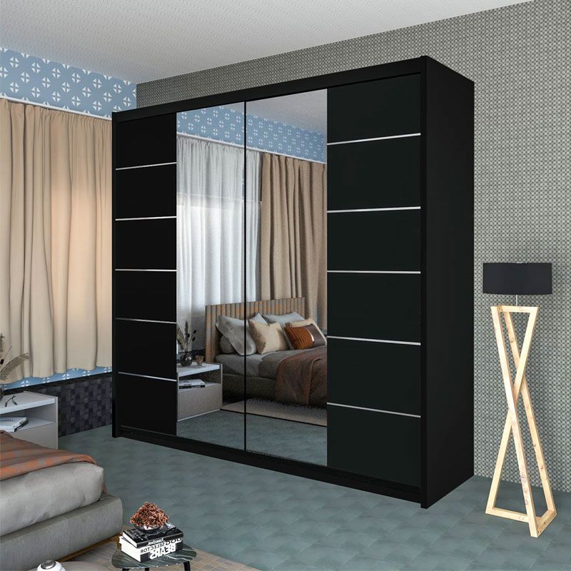 Paragon Mirror Double Door Sliding Wardrobes – Paragon Furniture Throughout Double Mirrored Wardrobes (View 17 of 20)