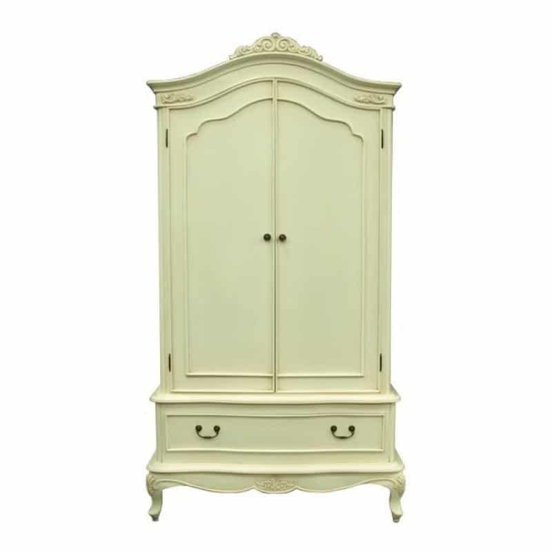 Provençal Wardrobe – Akd Furniture With Regard To Cream French Wardrobes (View 9 of 20)