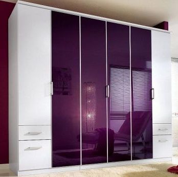 Purple And White High Gloss | Sliding Door Wardrobe Designs, Wardrobe Door  Designs, Wardrobe Design Bedroom Pertaining To Pink High Gloss Wardrobes (Gallery 14 of 20)