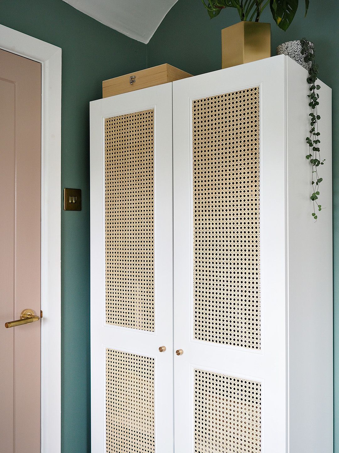 Rattan Cane Ikea Wardrobe Diy Hack For Under £170 | Lust Living With Regard To White Rattan Wardrobes (View 6 of 20)