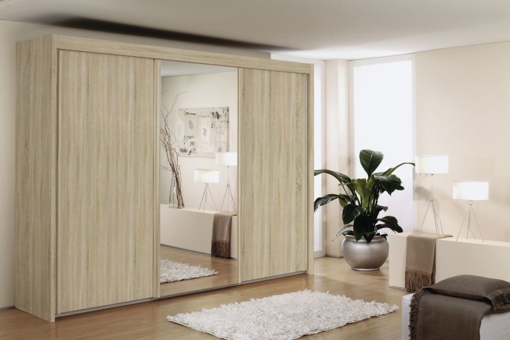Rauch Imperial Sliding Wardrobe – Front, Wooden Decor And Mirror For Rauch Imperial Wardrobes (View 17 of 20)