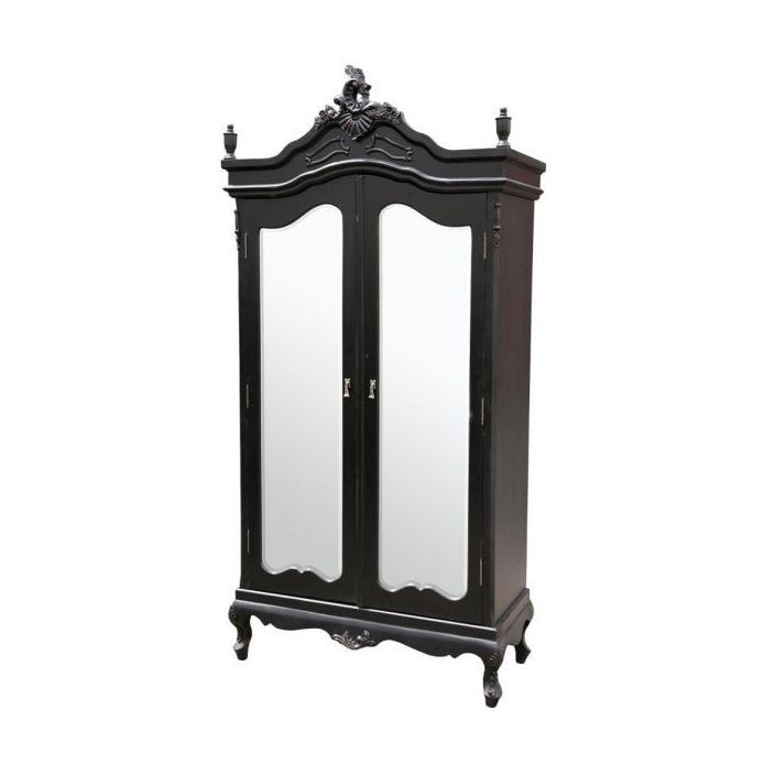 Rococo Antique French Wardrobe Is A Fantastic Addition To Our Antique French  Bedroom Furniture In Black French Style Wardrobes (View 15 of 20)
