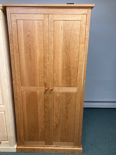Shaker Furniture Of Maine » Cherry Wardrobe Intended For Wardrobes In Cherry (Gallery 15 of 20)