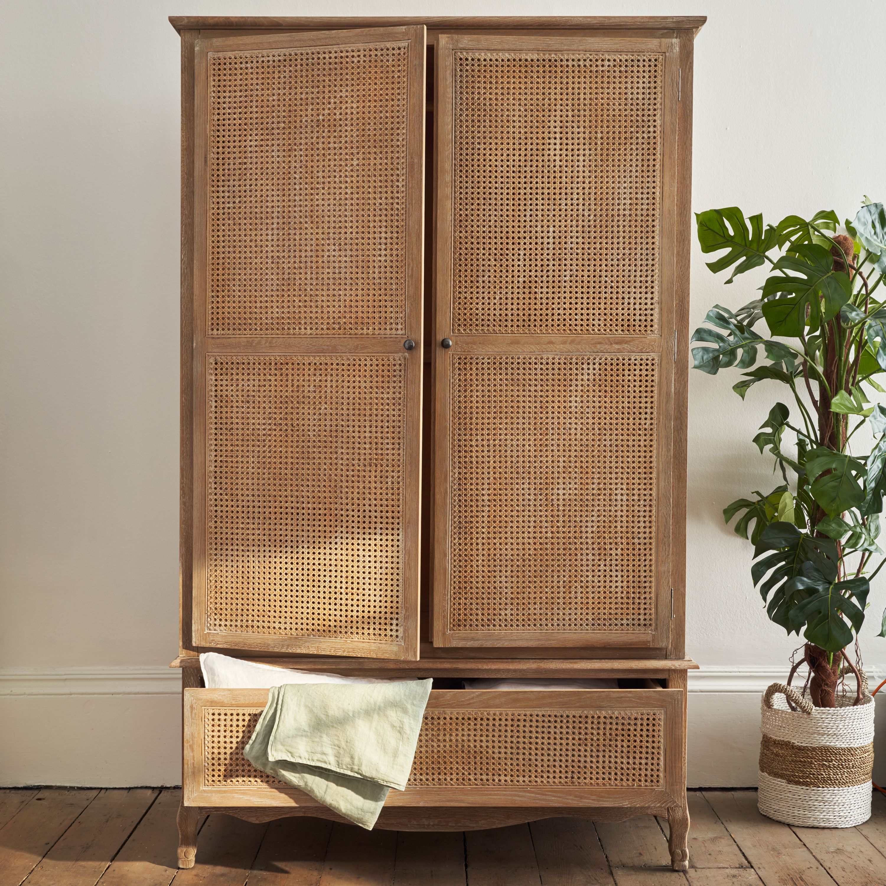 Sienna Rattan Wardrobe | Feather & Black Intended For Rattan Wardrobes (Gallery 15 of 20)