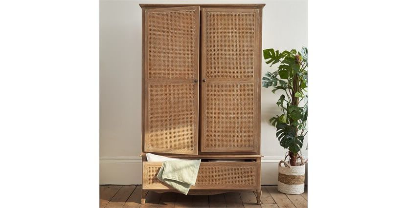 Sienna Rattan Wardrobe | Feather & Black With Wicker Armoire Wardrobes (Gallery 18 of 20)