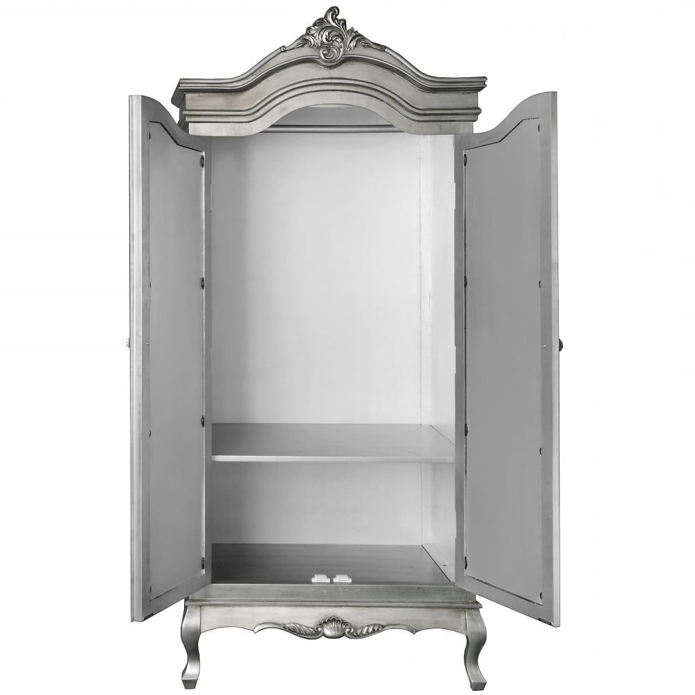 Silver Wardrobe Deals, Save 54% (View 10 of 20)