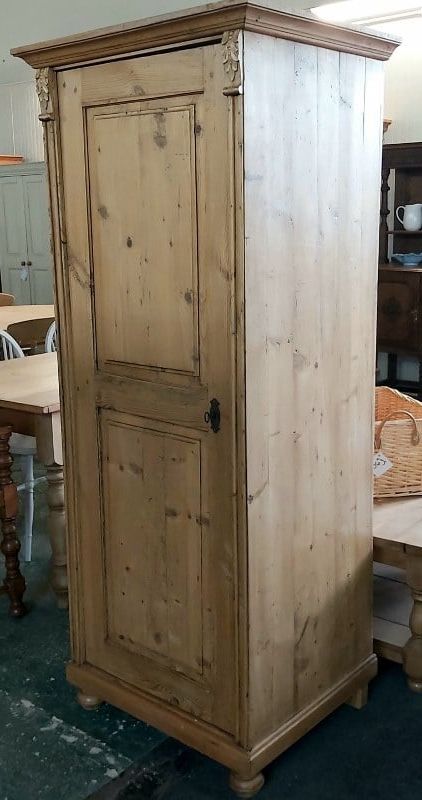 Sold – A World Of Old Pertaining To Single Door Pine Wardrobes (Gallery 17 of 20)