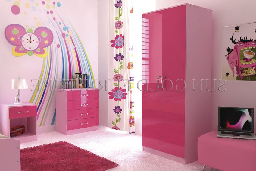 Source High Gloss Bedroom Wardrobe Closet / Bedroom Wardrobe Designs  (sz Wd022) On M.alibaba Regarding Pink High Gloss Wardrobes (Gallery 13 of 20)