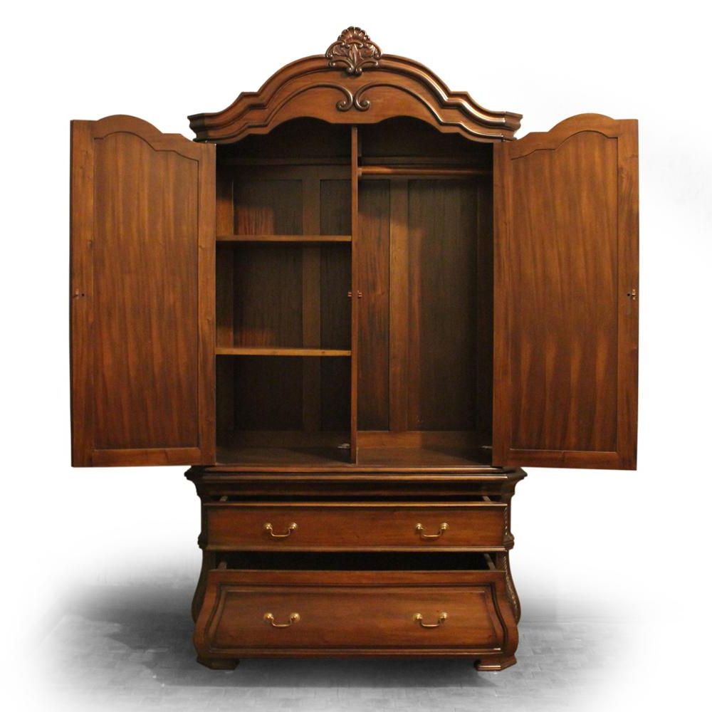 Source Reproduction Antique Wardrobes – Mary Anne Classic 2 Door Wardrobe  On M (View 15 of 20)