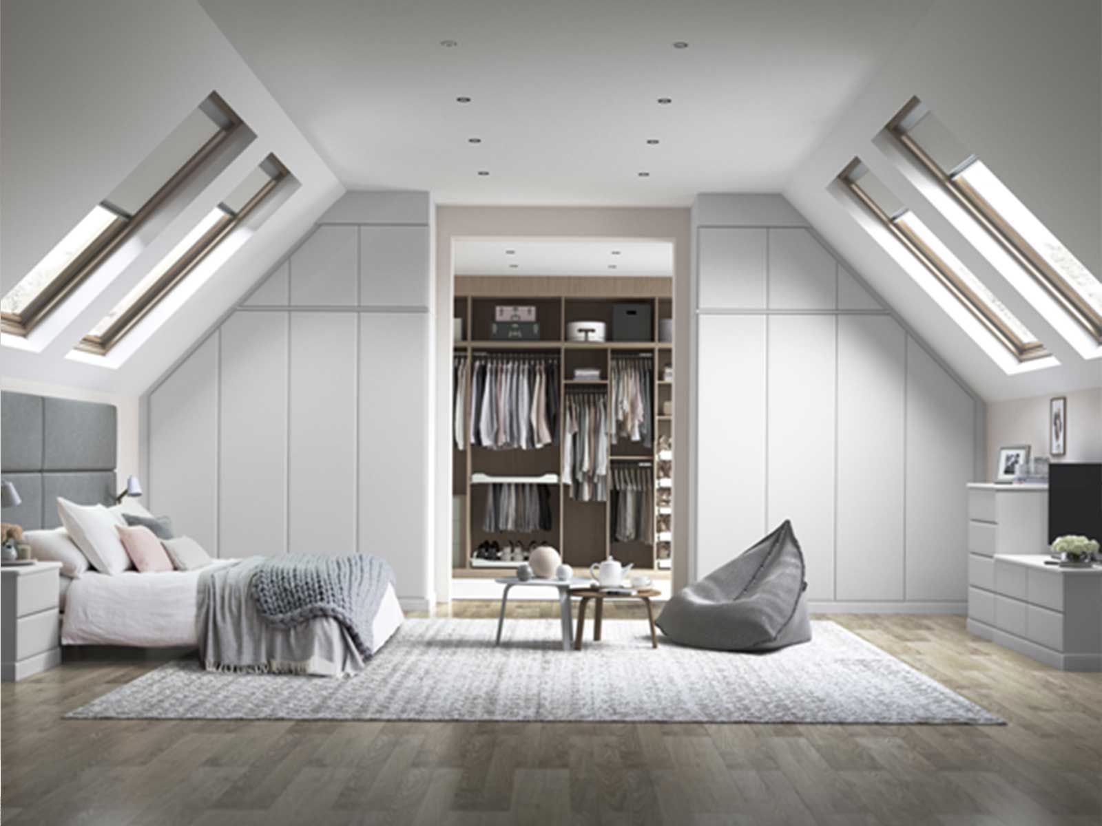 Space Saving Ideas For Your Loft Bedroom – Kingswood At Home Pertaining To Space Saving Wardrobes (Gallery 8 of 20)