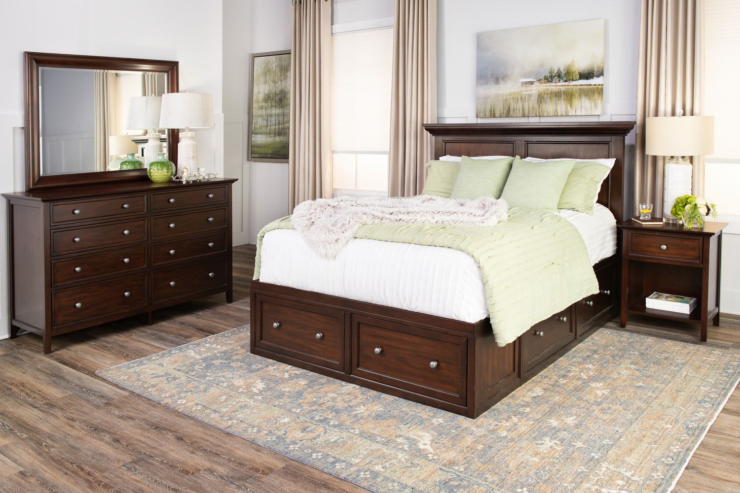 Spencer Storage Bedroom Suitethomas Cole | Hom Furniture With Over Bed Wardrobes Sets (View 17 of 20)
