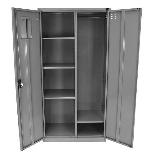 Steelco Metal Personal Wardrobe 1830 High | I Office Furniture Sydney  Melbourne Brisbane Pertaining To Silver Metal Wardrobes (View 7 of 20)