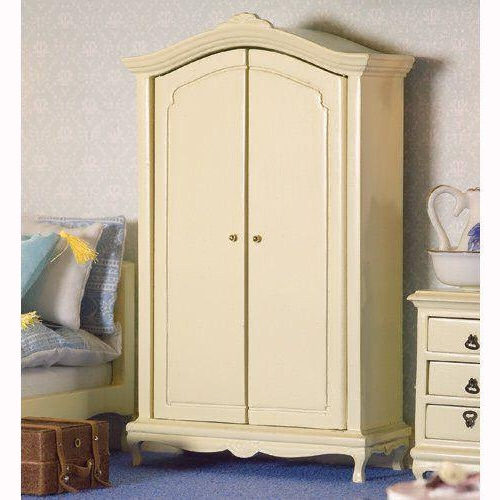The Dolls House Emporium French Style Cream Double Wardrobe Inside Cream French Wardrobes (View 5 of 20)