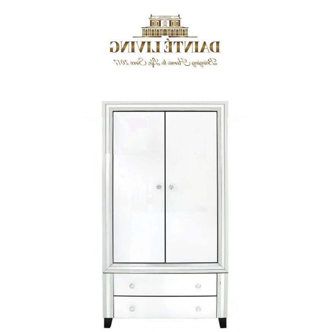 The Glass House Collection | Romano White Mirrored Wardrobe, Babies & Kids,  Baby Nursery & Kids Furniture, Kids' Wardrobes & Storage On Carousell Intended For Romano Mirrored Wardrobes (Gallery 17 of 20)