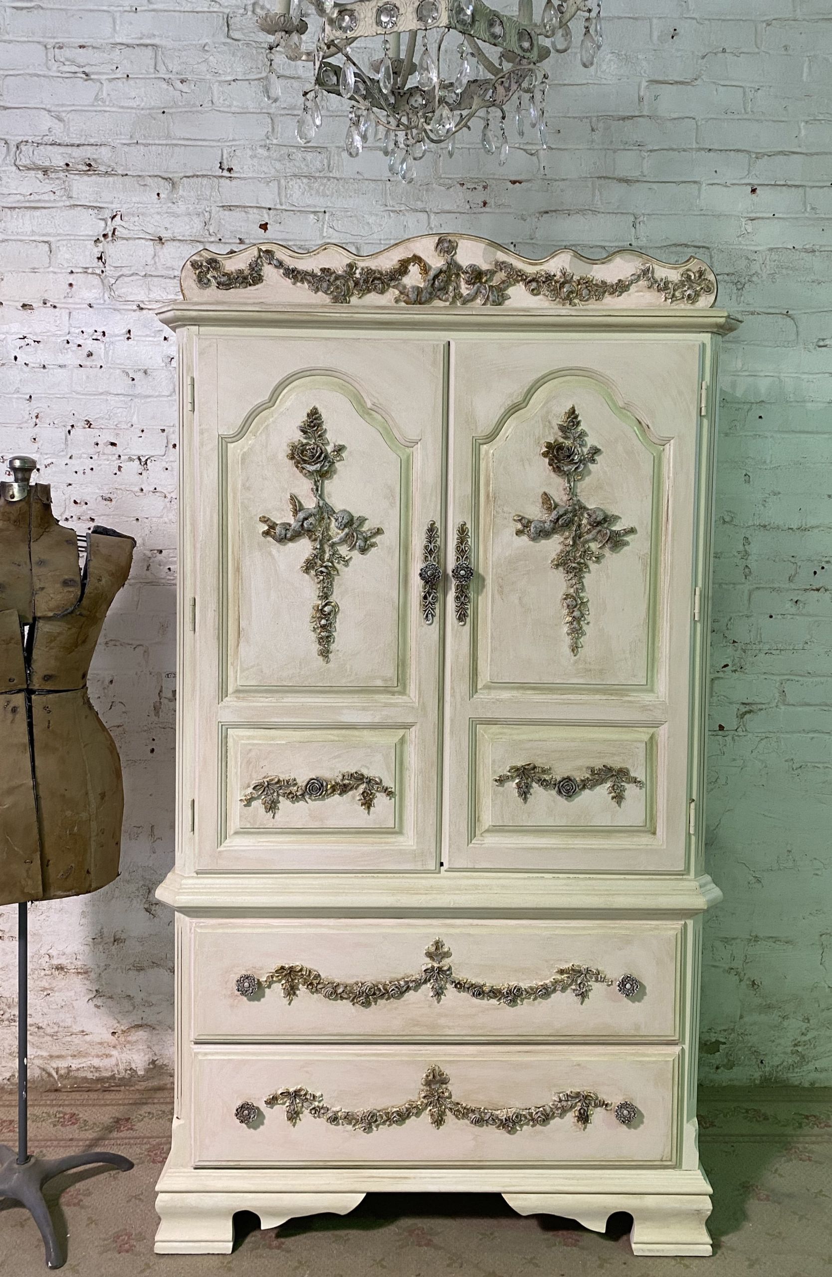 The Painted Cottage | Shop In Vintage French Wardrobes (Gallery 20 of 20)