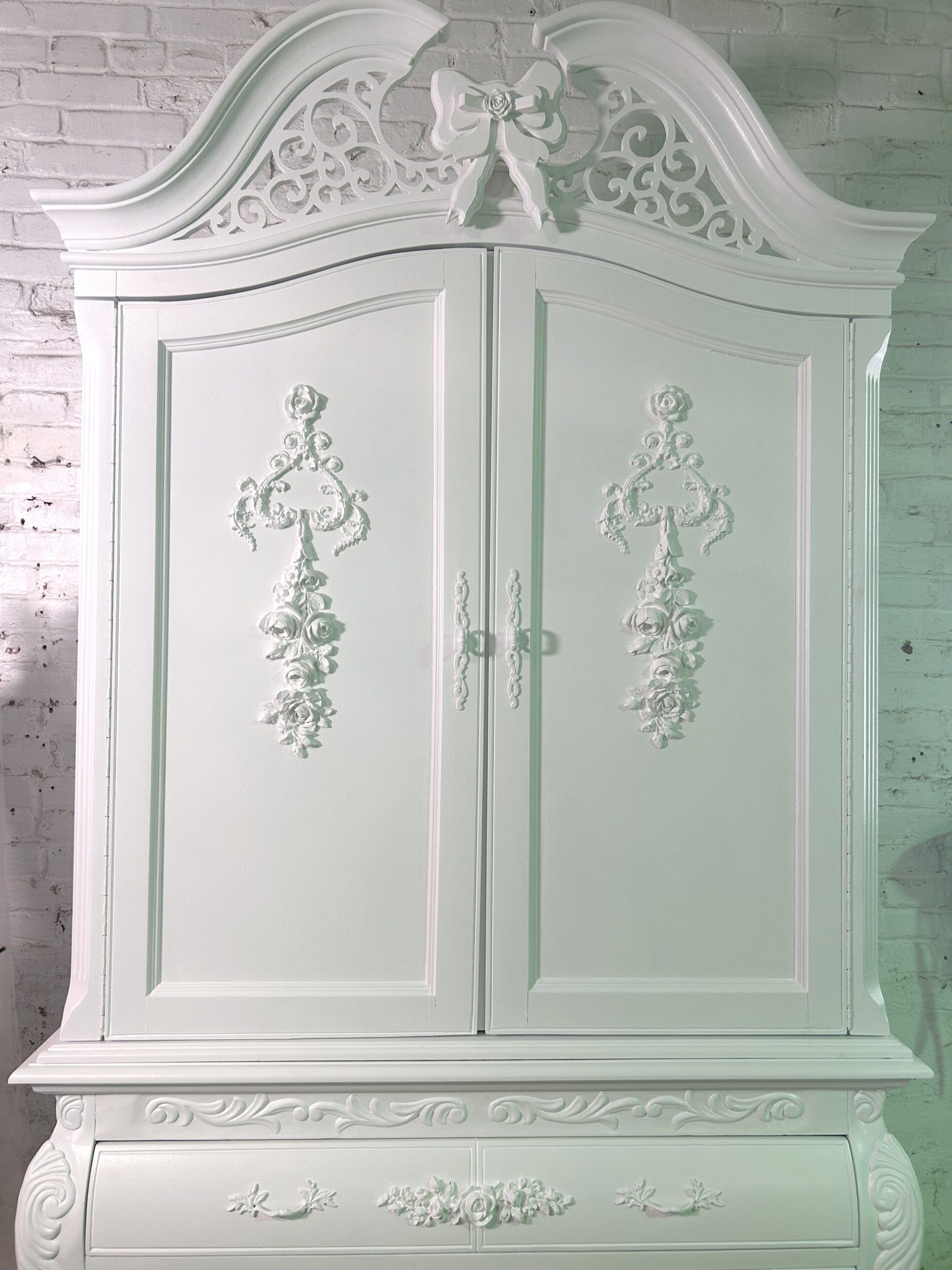 The Painted Cottage | Shop In White French Armoire Wardrobes (Gallery 16 of 20)