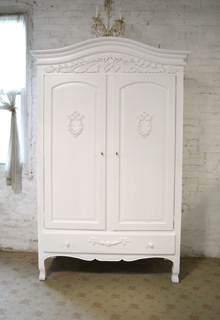 The Painted Cottage | Shop Pertaining To White French Armoire Wardrobes (View 2 of 20)