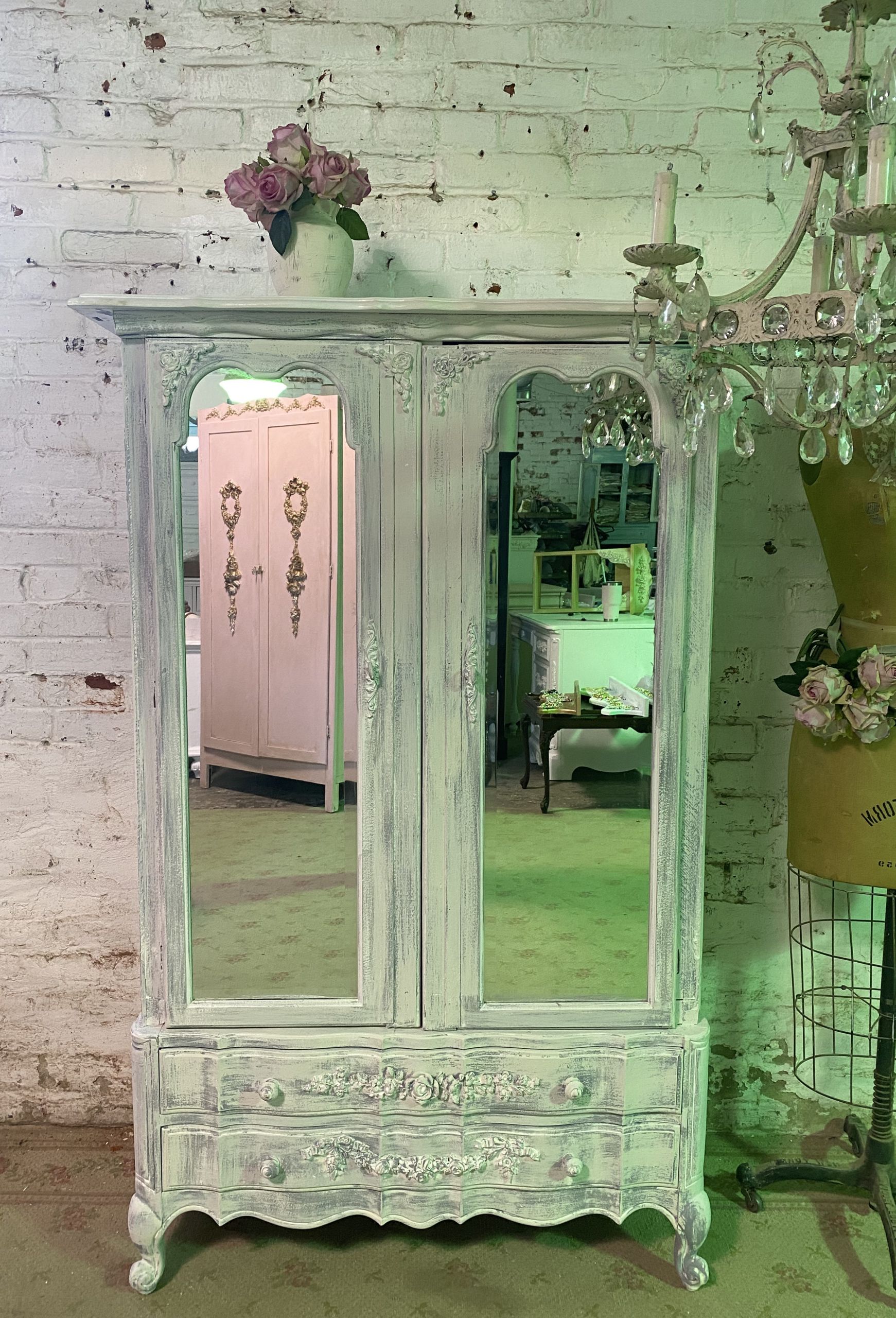 The Painted Cottage | Shop Regarding Cheap Shabby Chic Wardrobes (View 6 of 20)