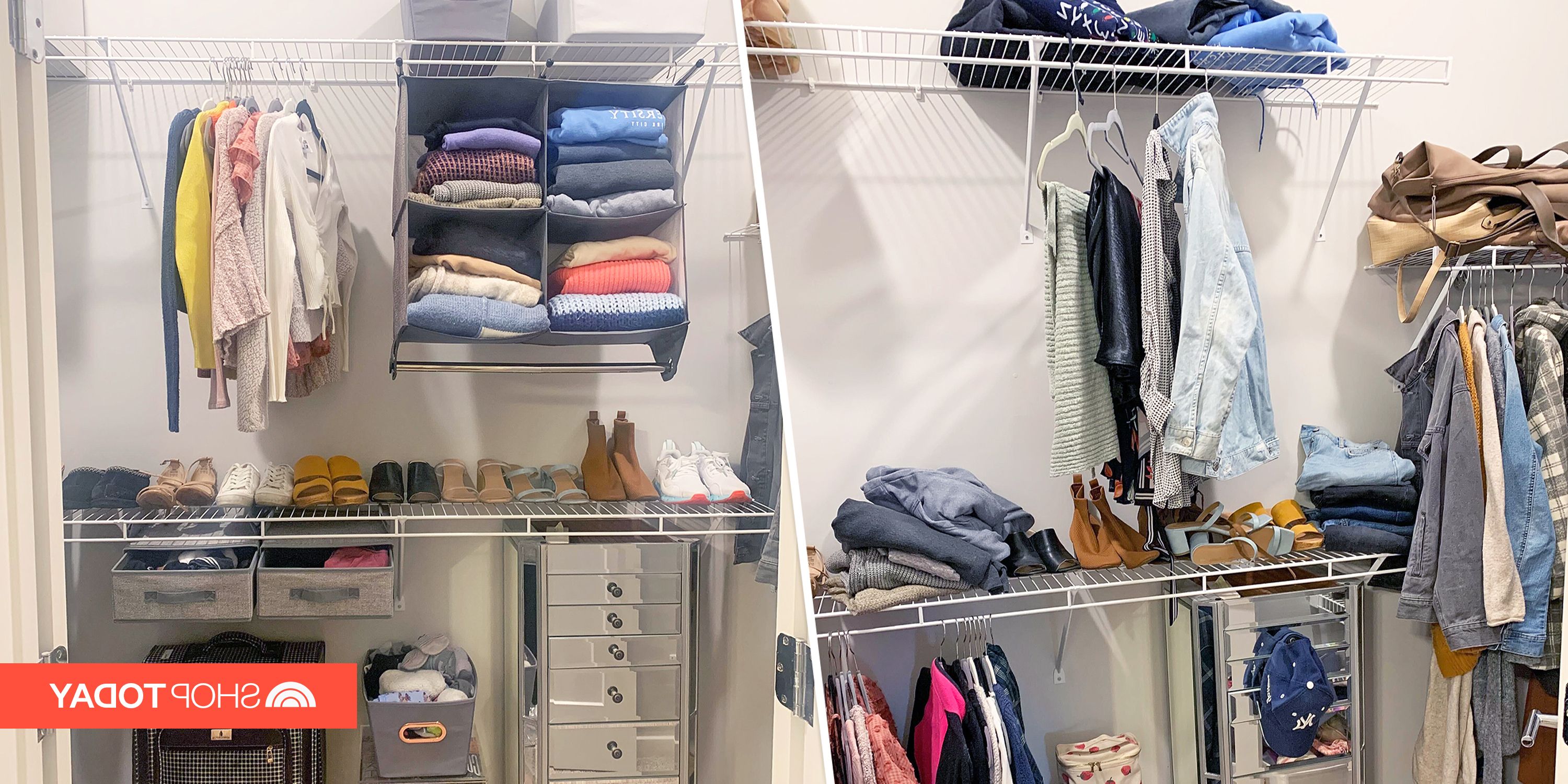 These Closet Organizers Clear Clutter And Maximize My Space Pertaining To Clothes Organizer Wardrobes (View 6 of 20)